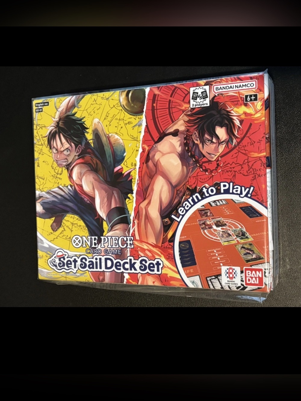 Bandai Namco One Piece Set Sail Deck Kit English Learn to Play Brand New Sealed